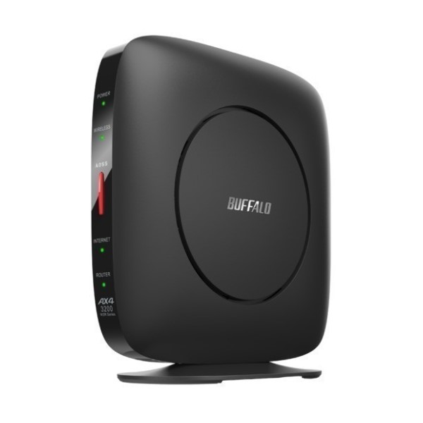 BUFFALO(バッファロー) Wi-Fi6対応 Wi-Fiルーター 無線LANルーター WSR-3200AX4S-BK (ブラック