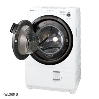 【代引不可】【日付・時間指定不可】SHARP(シャープ) 左開き 洗濯・脱水容量7kg  ドラム式洗濯乾燥機  ES-S7G-WL (クリスタルホワイト)